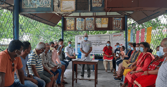 SCDC team members gathered for organizational field and program coordination